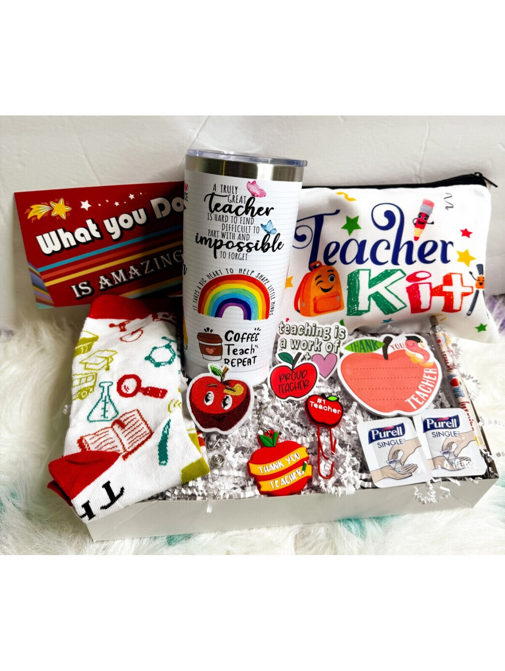 Teacher's Appreciation Day Gift Box with Snacks, Personal-Ca